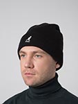 Шапка KANGOL арт. K3793 2-Way Text Beanie (black)